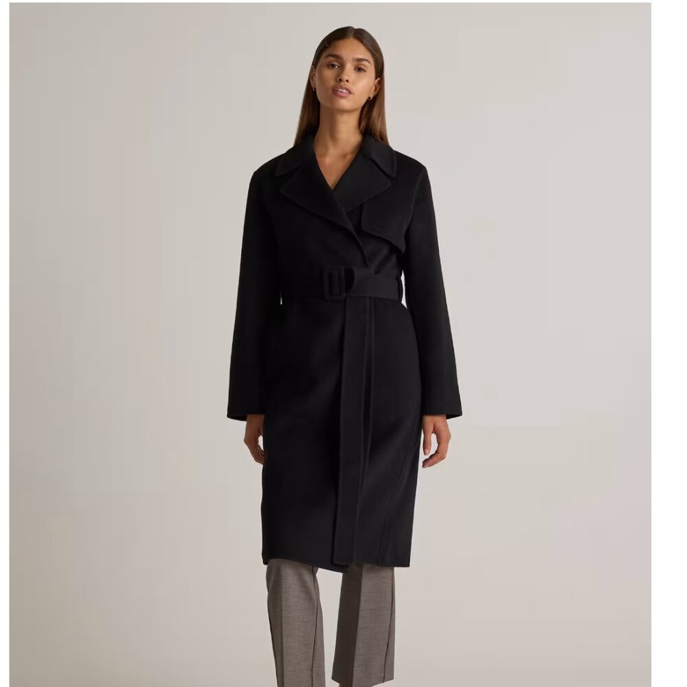 NWT Quince 100% Wool Trench Coat